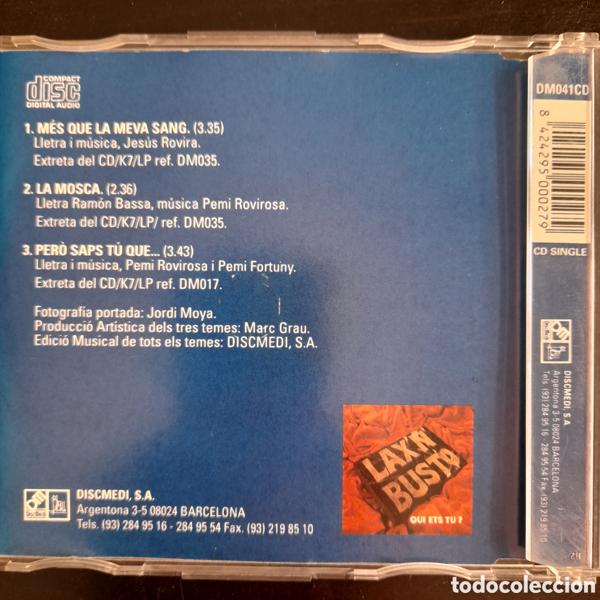 CDs de m&uacute;sica: LaxNBusto &ndash; M&eacute;s Que La Meva Sang. CD, Single - Foto 2