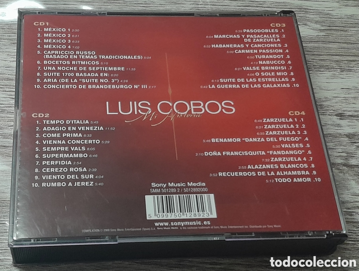 CDs de m&uacute;sica: LUIS COBOS - MI HISTORIA - 4 CD - Foto 2