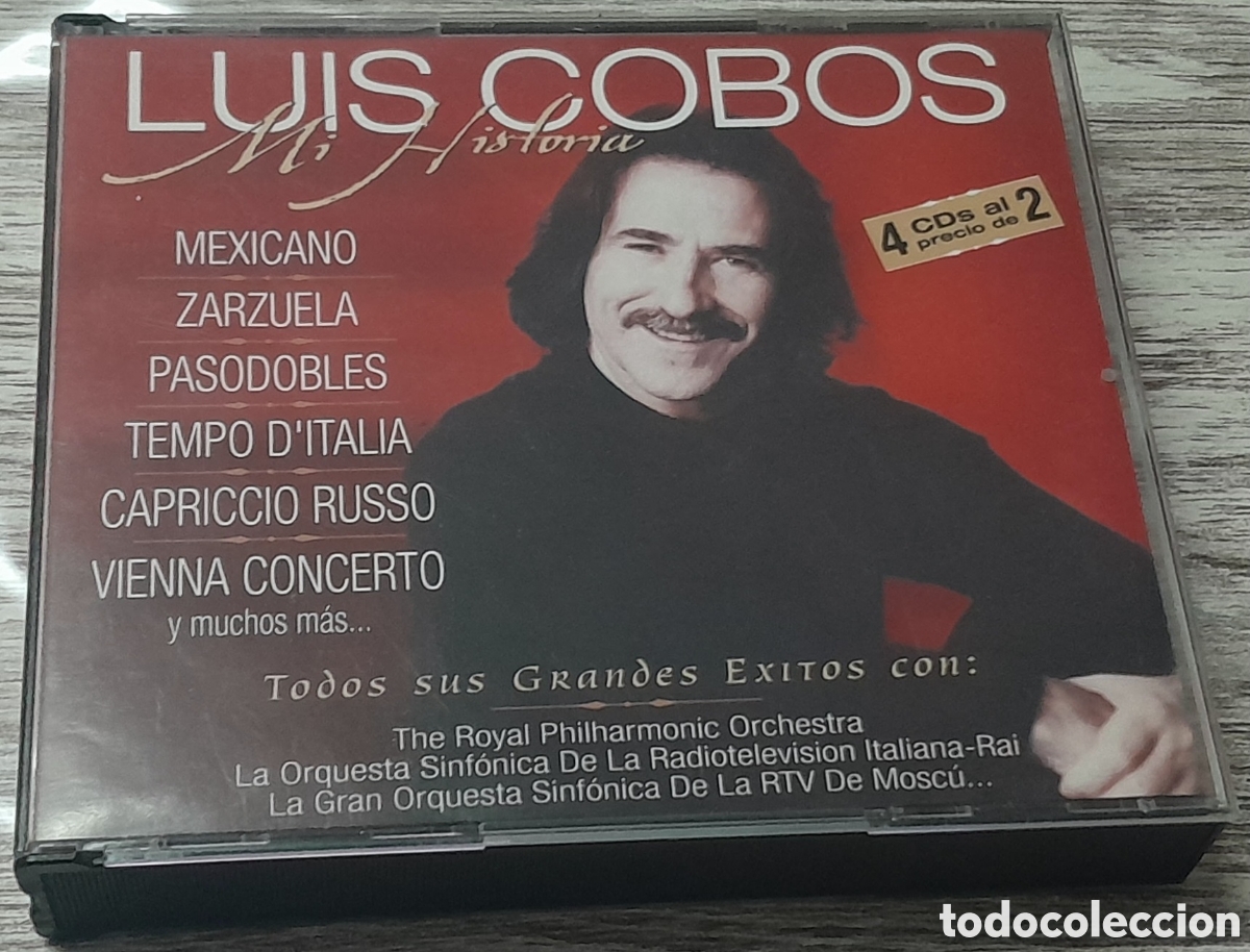 CDs de m&uacute;sica: LUIS COBOS - MI HISTORIA - 4 CD - Foto 1