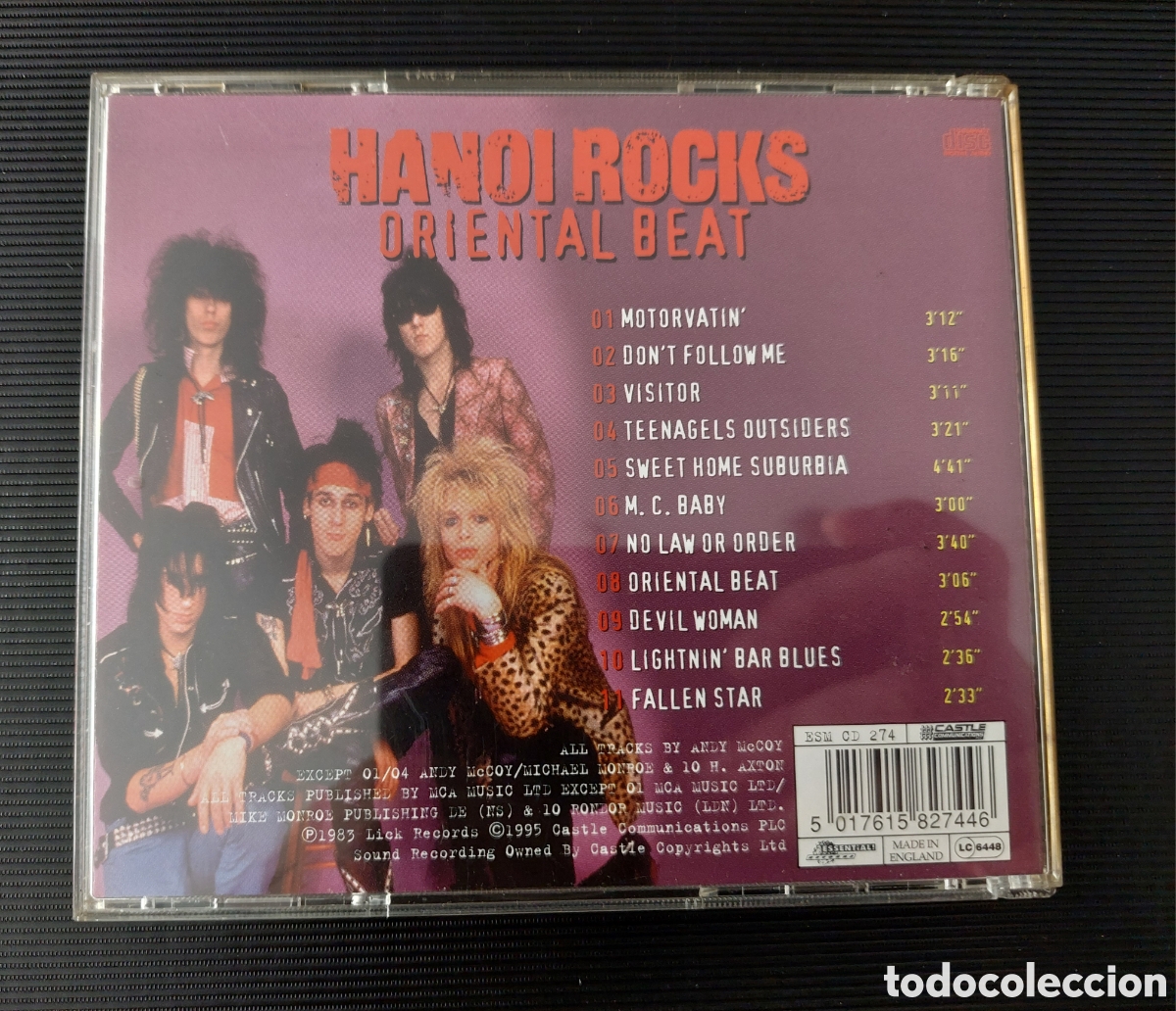 CDs de m&uacute;sica: Hanoi Rocks CD Oriental Beat - Foto 2