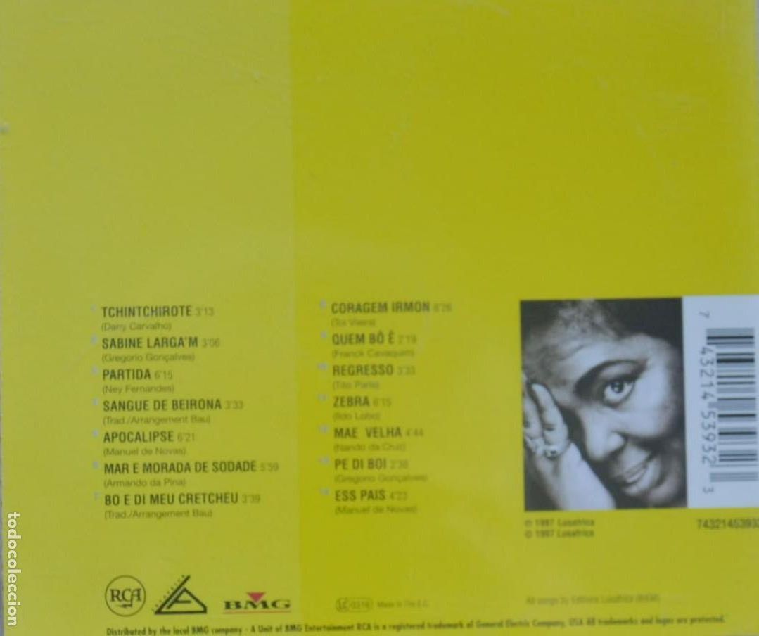 CDs de m&uacute;sica: CESARIA EVORA Cabo Verde CD 2001 MORNAS - Foto 2