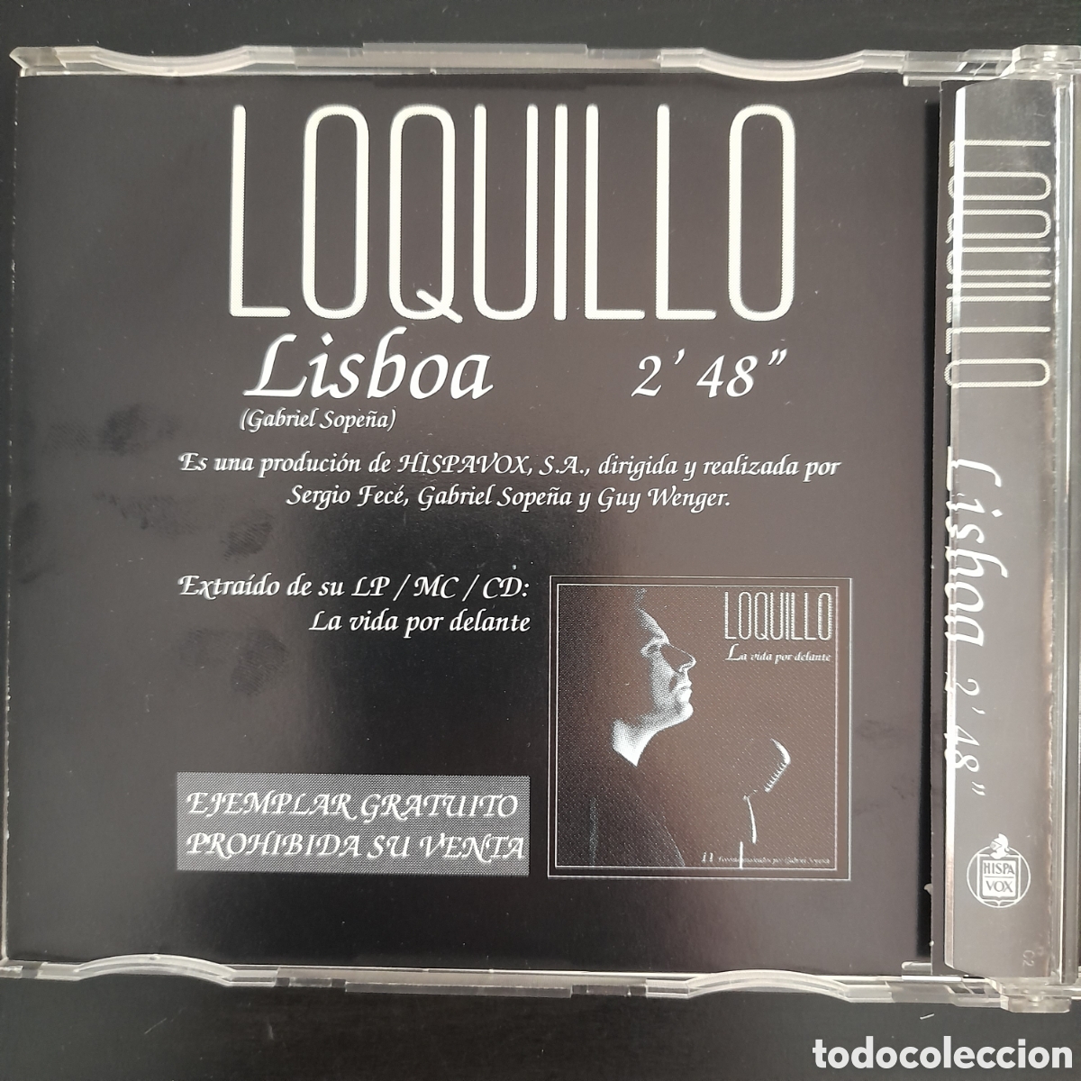 CDs de m&uacute;sica: Loquillo &ndash; Lisboa. CD, Single, Promo - Foto 2