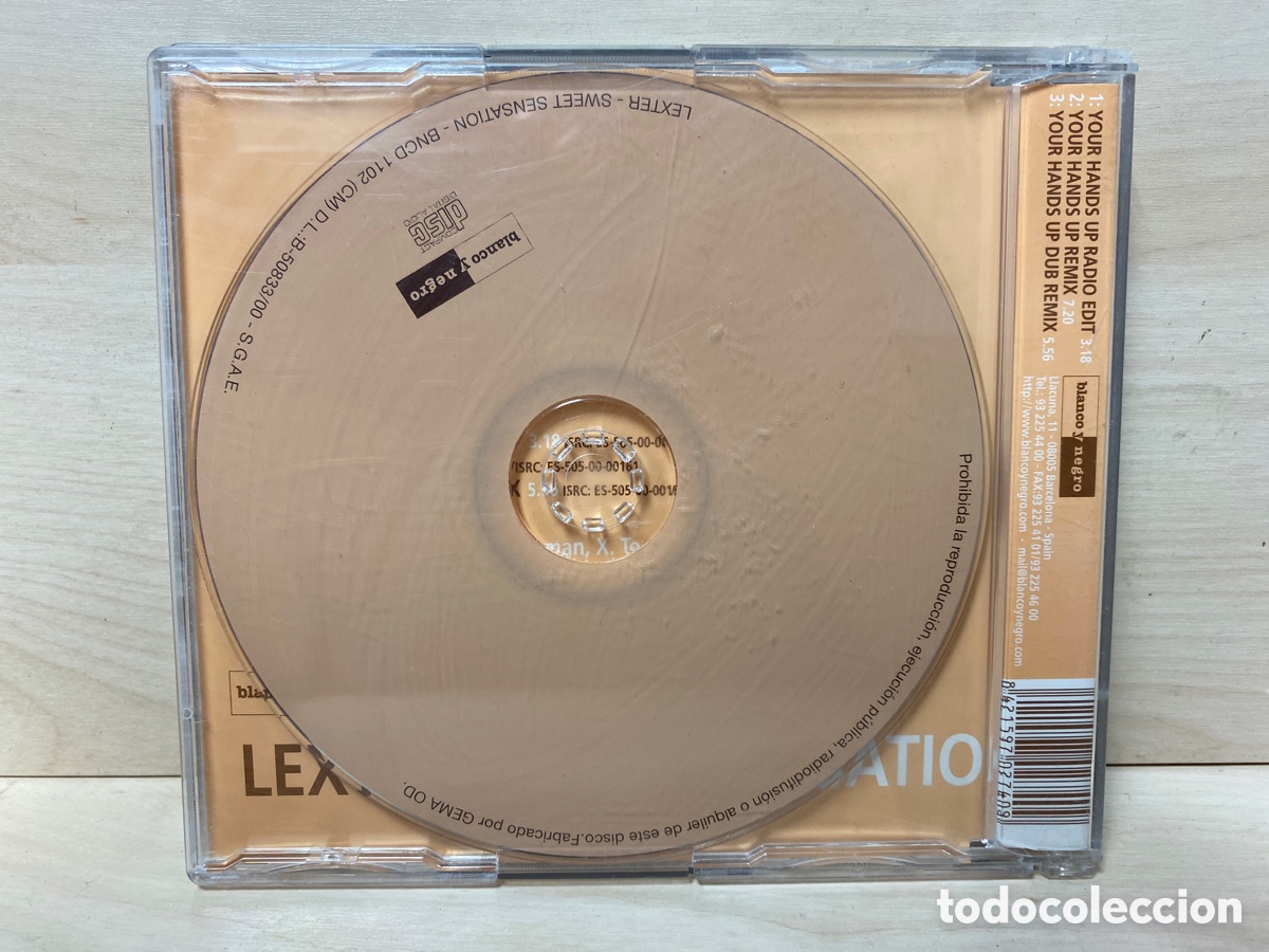 CDs de m&uacute;sica: Lexter - Sweet Sensation (CD, Maxi) - Foto 2