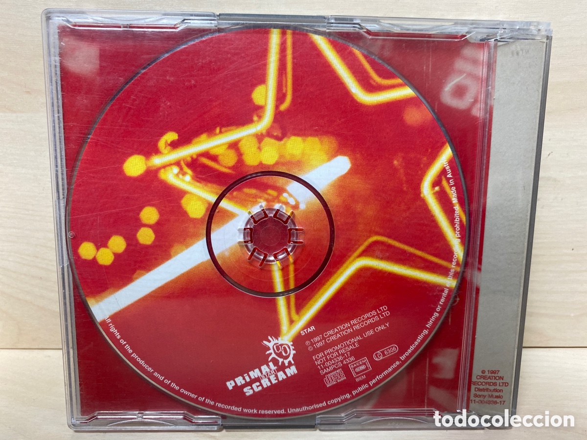CDs de m&uacute;sica: Primal Scream - Star (CD, Single, Promo) - Foto 2