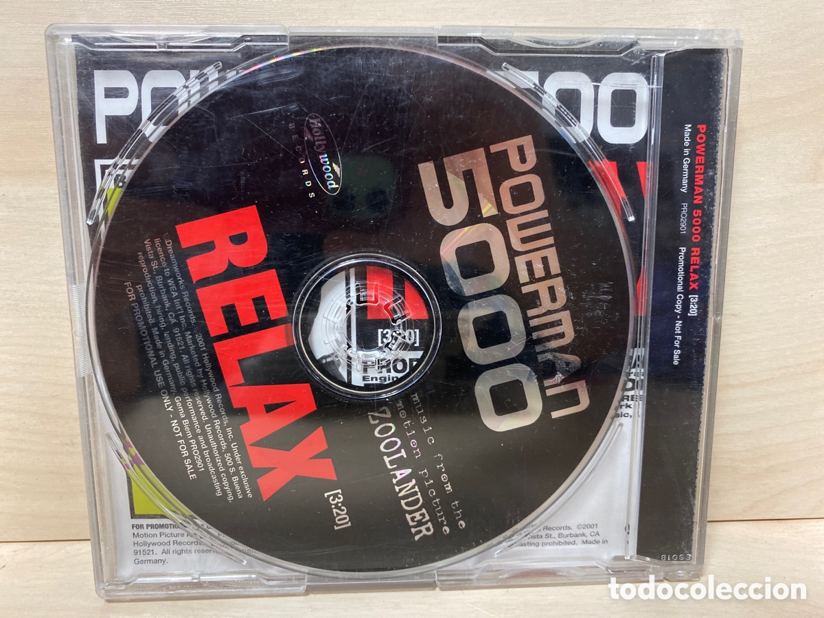CDs de m&uacute;sica: Powerman 5000 - Relax (CD, Single, Promo) - Foto 2