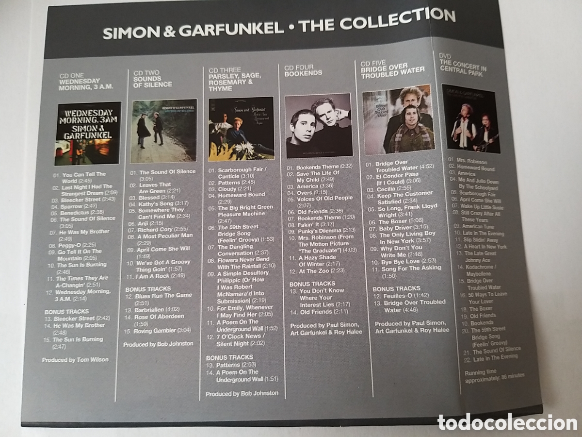 CDs de m&uacute;sica: SIMON & GARFUNKEL - THE COLLECTION - 6 CD BOX SET - Foto 6