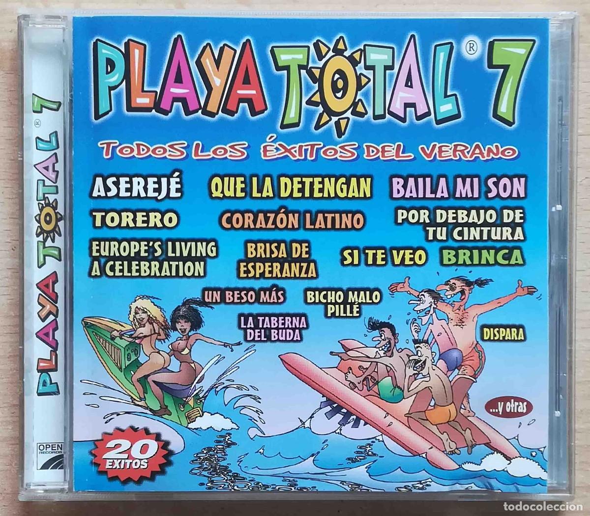 CDs de m&uacute;sica: CD Playa Total 7 - 20 &eacute;xitos 2002. - Foto 1