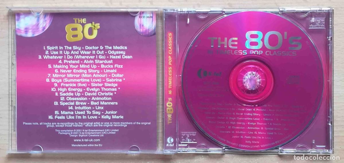CDs de m&uacute;sica: CD The 80s 16 timeless pop classics. - Foto 3