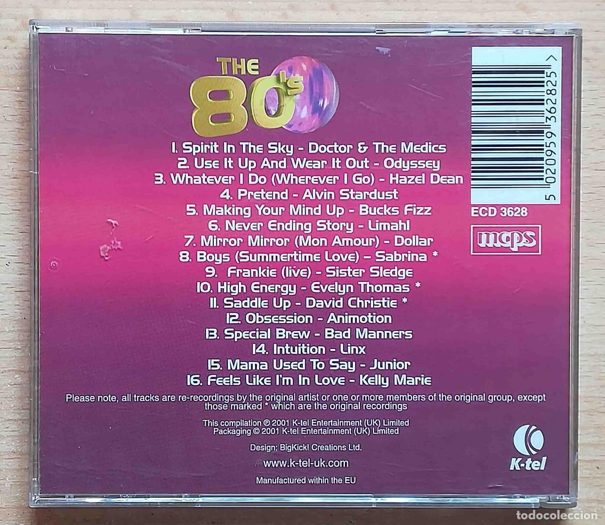CDs de m&uacute;sica: CD The 80s 16 timeless pop classics. - Foto 4
