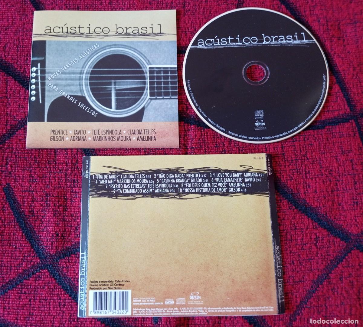 CDs de m&uacute;sica: ACUSTICO BRASIL ** 2001 BRASIL CD Claudia Telles GILSON Markinhos Moura AMELINHA