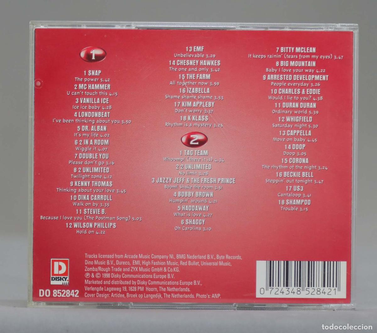 CDs de m&uacute;sica: 2 CD. 36 Hits 1990-1994 - Foto 2