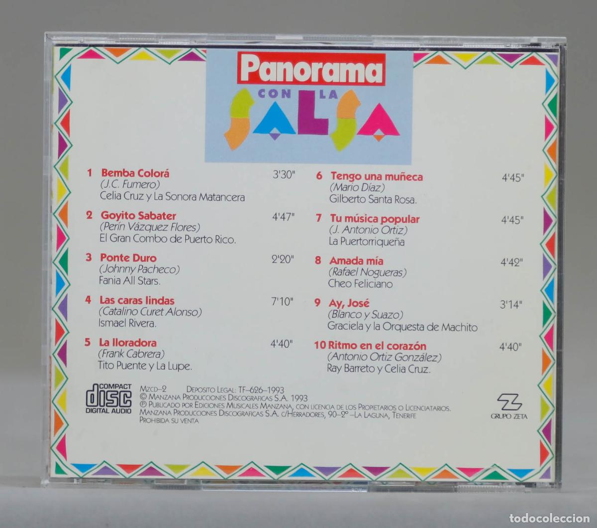 CDs de m&uacute;sica: CD. PANORAMA CON LA SALSA. 2 - Foto 2