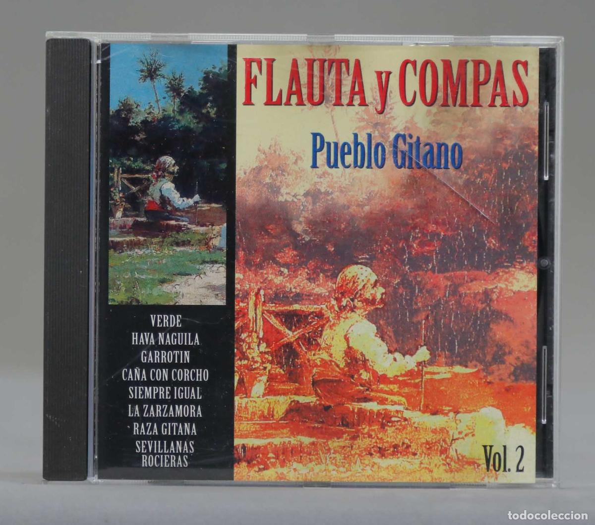 CDs de m&uacute;sica: CD. Pueblo Gitano &ndash; Flauta Y Compas. VOL 2 - Foto 1