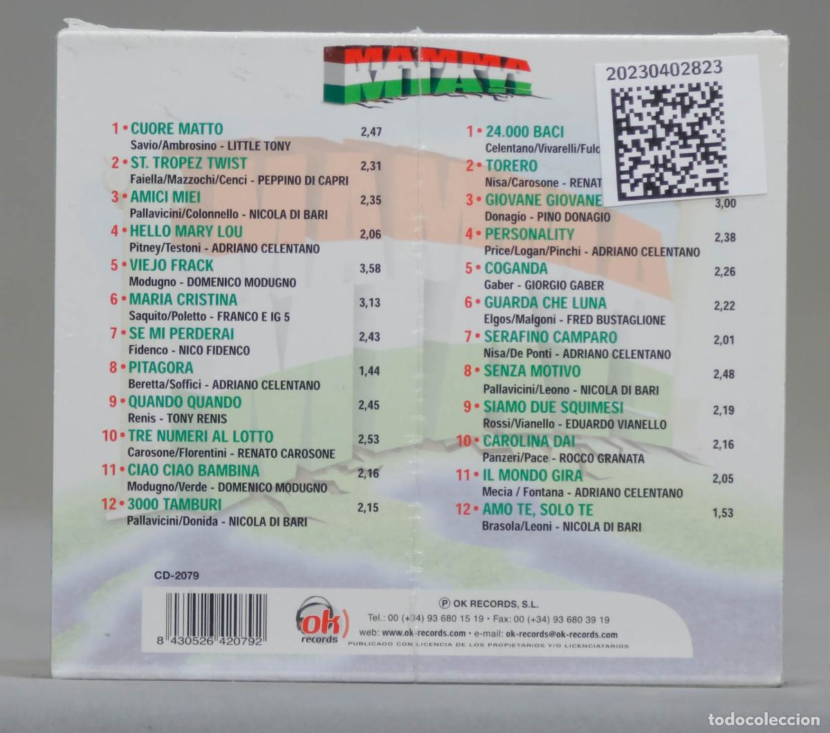 CDs de m&uacute;sica: 2 CD. Various &ndash; Mamma Mia. PRECINTADO - Foto 2