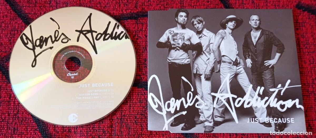 CDs de m&uacute;sica: JANES ADDICTION ** Just Because ** ORIGINAL 2003 CD Single - Foto 1