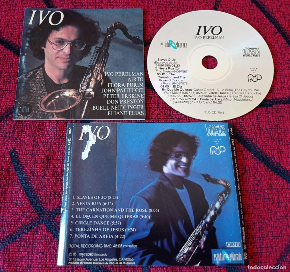 CDs de m&uacute;sica: IVO PERELMAN ** Ivo ** CD ORIGINAL 1989 BRASIL