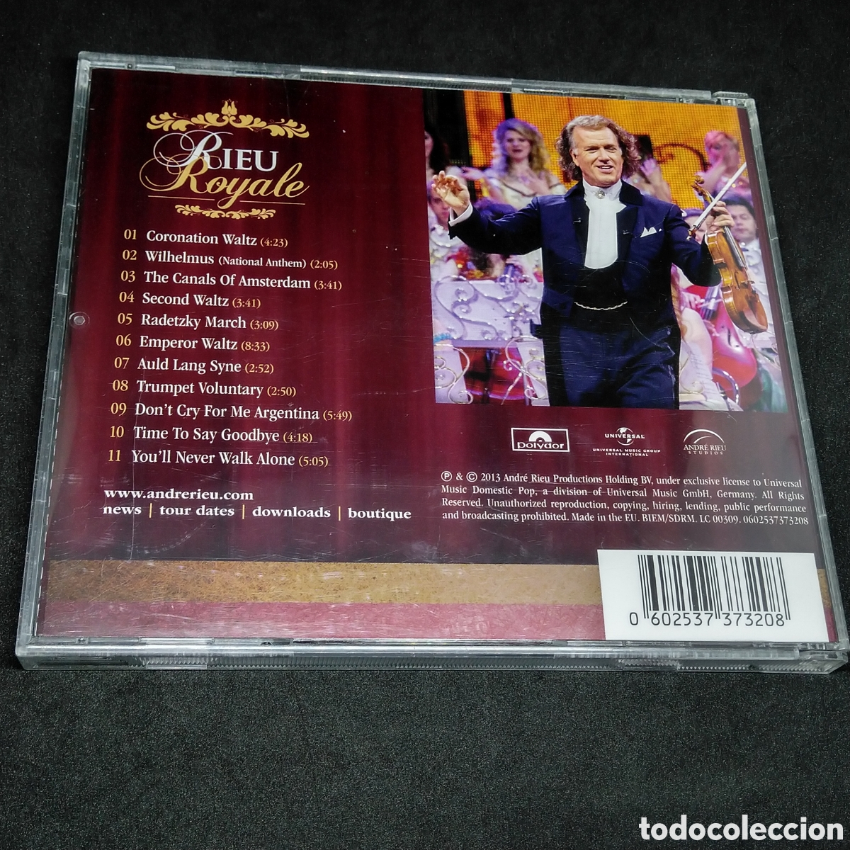 CDs de m&uacute;sica: ANDR&Eacute; RIEU - ROYALE - CD - 2013 - DISCO VERIFICADO - Foto 2