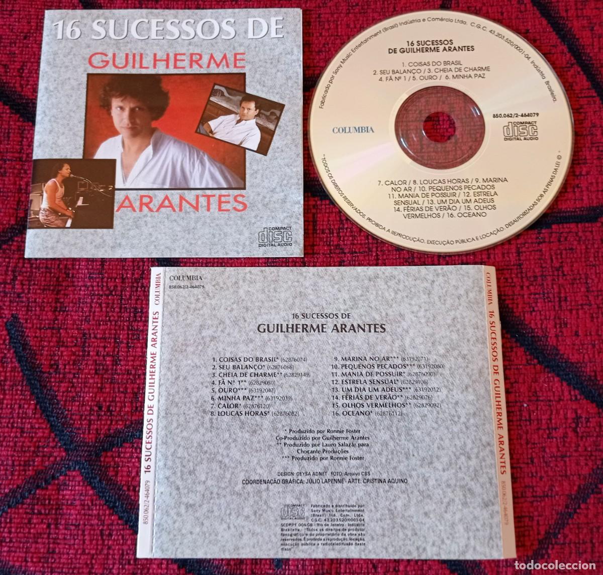CDs de m&uacute;sica: GUILHERME ARANTES ** 16 Sucessos De ** CD REEDICION BRASIL
