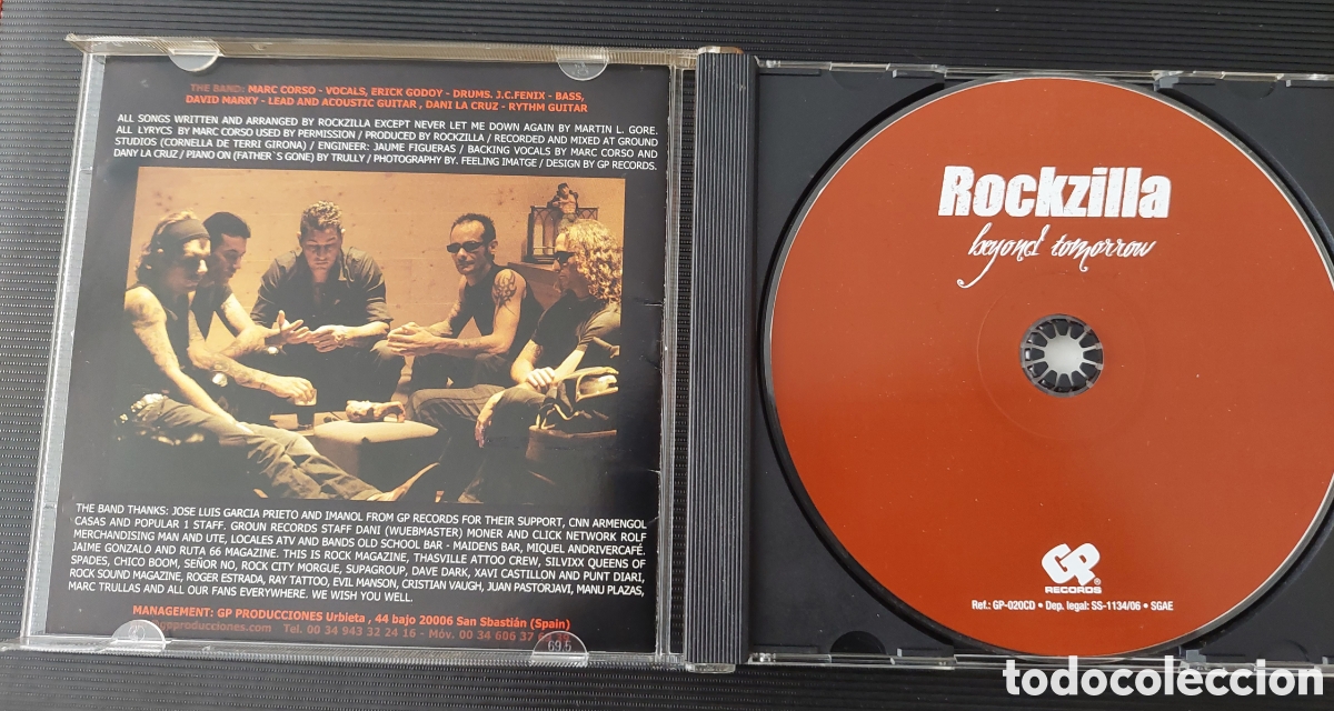 CDs de m&uacute;sica: Rockzilla CD Beyond Tomorrow - Foto 2