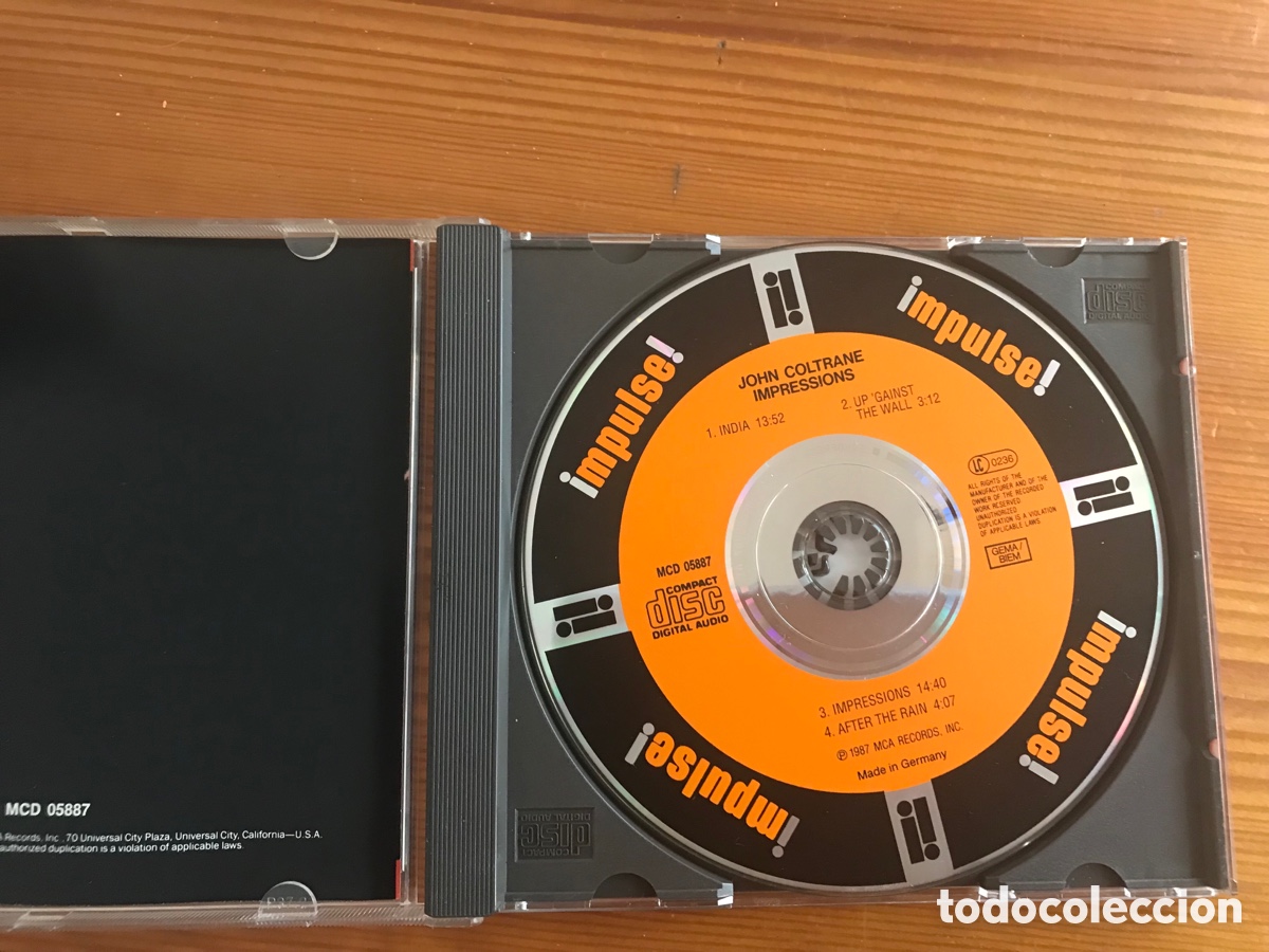 CDs de m&uacute;sica: John Coltrane. Impressions. MCA. Impulse! - Foto 4