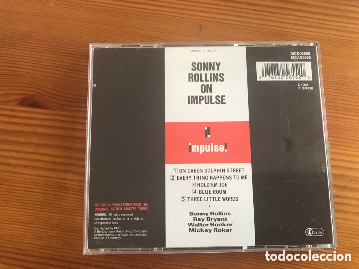 CDs de m&uacute;sica: Sonny Rollins on impulse! - Foto 2
