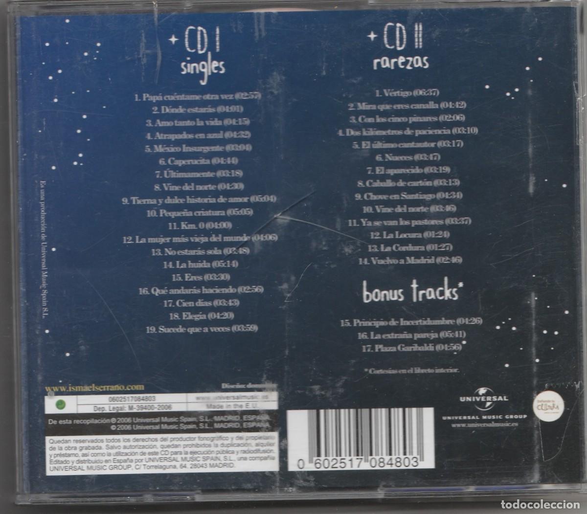 CDs de m&uacute;sica: CD ISMAEL SERRANO - EL VIAJE DE ROSETTA - DOBLE CD - Foto 2