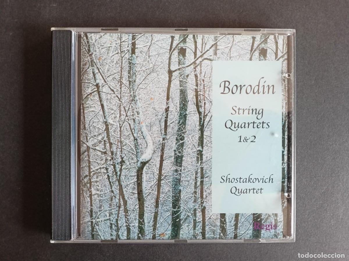 CDs de m&uacute;sica: BORODIN - String quartets 1 & 2 - Shostakovich Quartet - Regis - Foto 1