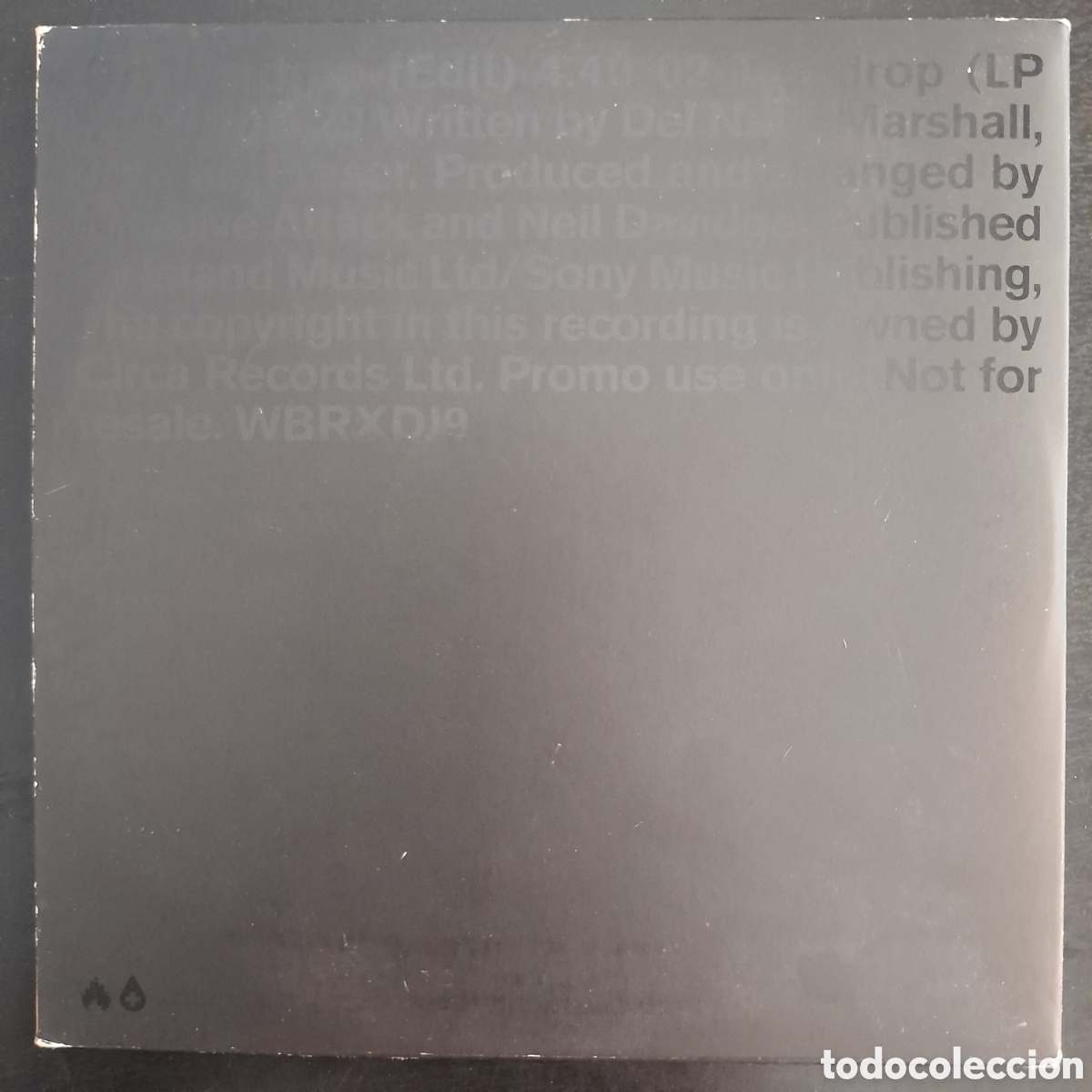 CDs de m&uacute;sica: Massive Attack &ndash; Teardrop. 1998, UK. CD, Single, Promo - Foto 2