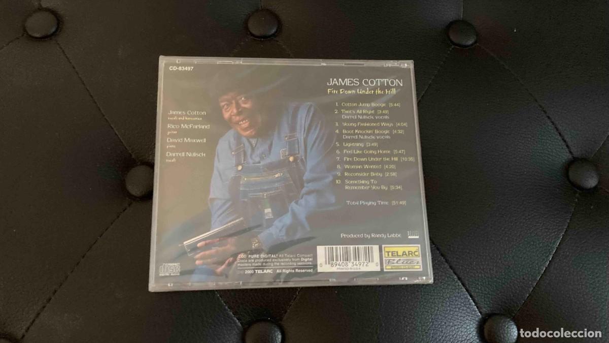 CDs de m&uacute;sica: CD. James Cotton. Fire down under the hill - Foto 2