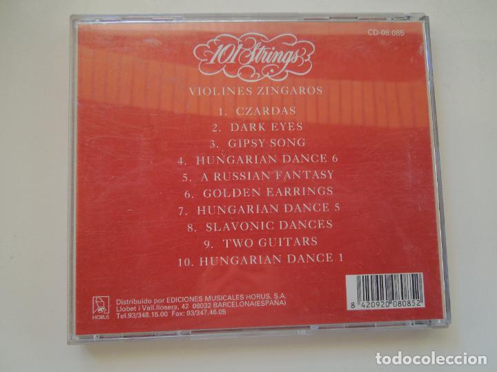CDs de m&uacute;sica: GYPSY - VIOLINES ZINGAROS - 101 STRING - VIOLINES ZINGAROS - CD - Foto 3