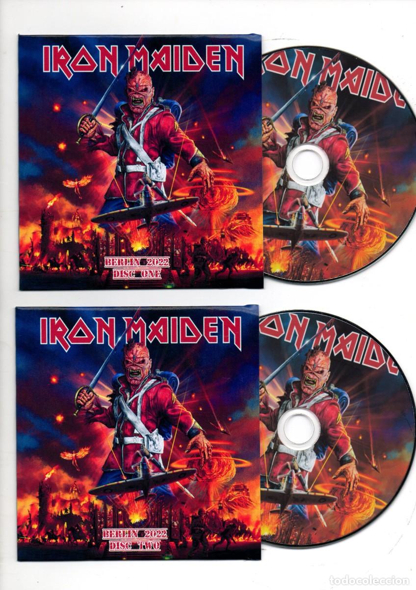 CDs de m&uacute;sica: Iron Maiden Future Past Double CD - Berlin Germany 22 - Foto 1