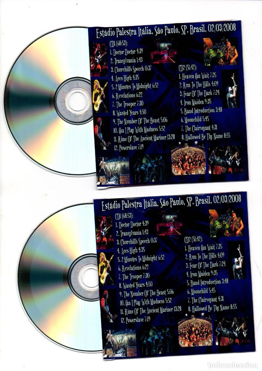 CDs de m&uacute;sica: Iron Maiden double CD - Brazil 08 - Foto 2