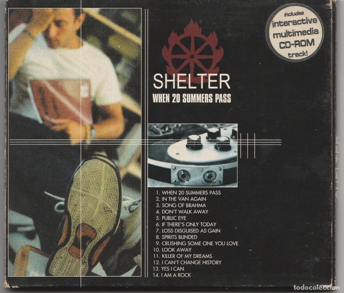 CDs de m&uacute;sica: CD SHELTER - WHEN 20 SUMMERS PASS - HARDCORE PUNK - DIGIPACK - Foto 1