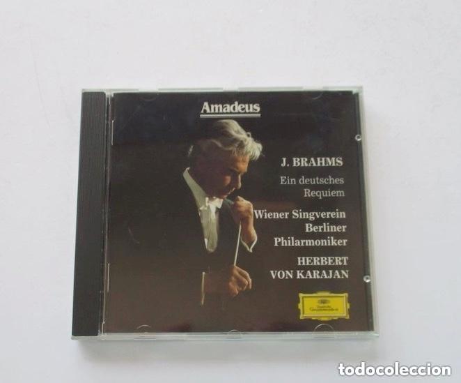 CDs de m&uacute;sica: BRAHMS - EIN DEUTSCHES REQUIEM - HERBERT VON KARAJAN - Foto 1