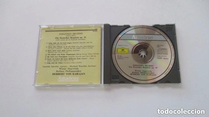 CDs de m&uacute;sica: BRAHMS - EIN DEUTSCHES REQUIEM - HERBERT VON KARAJAN - Foto 2