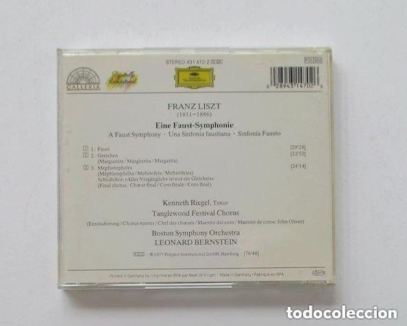 CDs de m&uacute;sica: FRANZ LISZT - FAUST SYMPHONIE - Foto 3