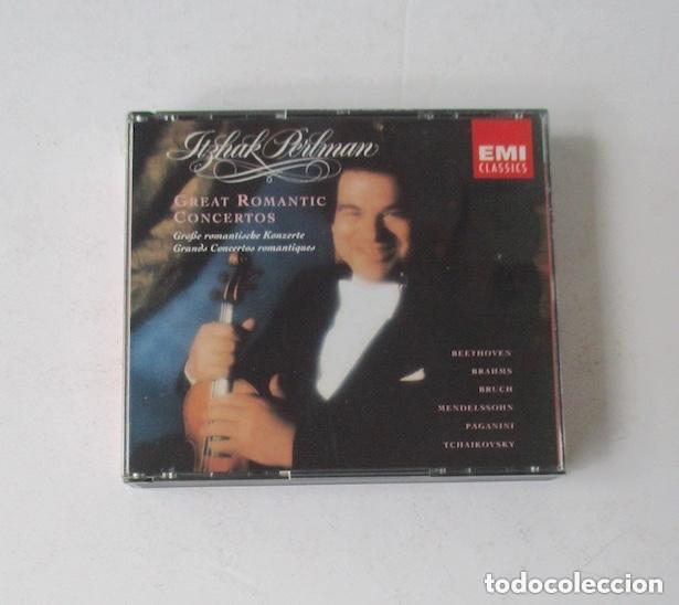 CDs de m&uacute;sica: ITZHAK PERMIAN GREAT ROMANTIC CONCERTOS - 3CD - Foto 1