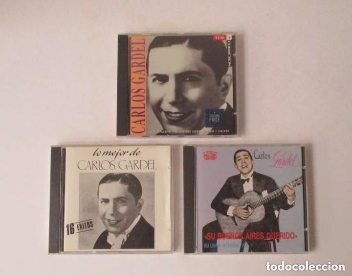 CDs de m&uacute;sica: TRES CD DE CARLOS GARDEL - Foto 1