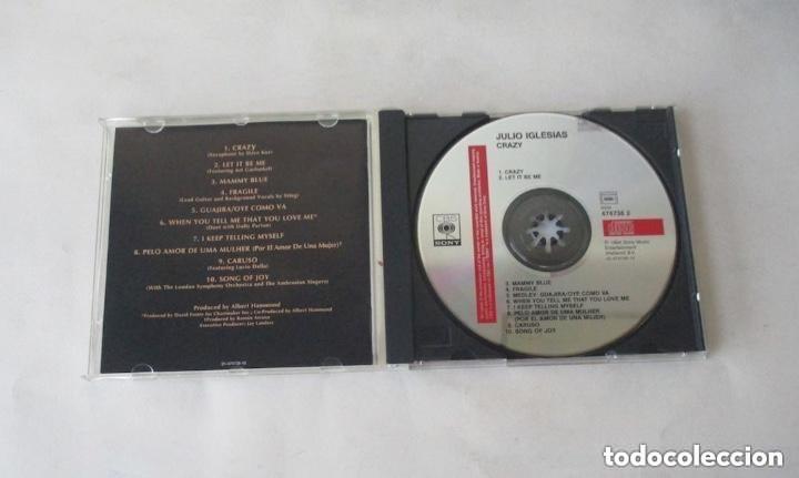 CDs de m&uacute;sica: JULIO IGLESIAS - CRAZY - Foto 2