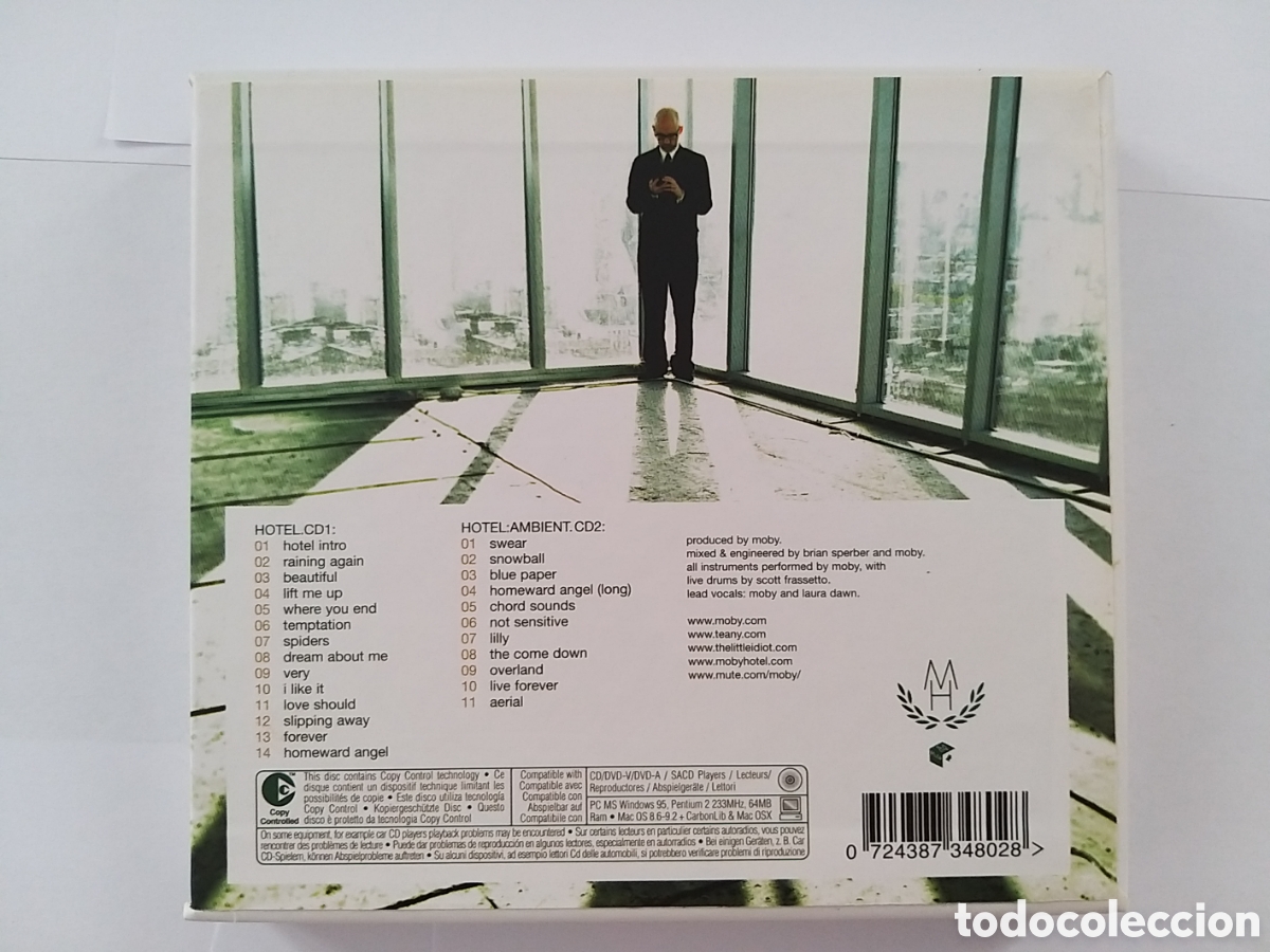 CDs de m&uacute;sica: MOBY - HOTEL - 2 CD DELUXE EDITION - Foto 3
