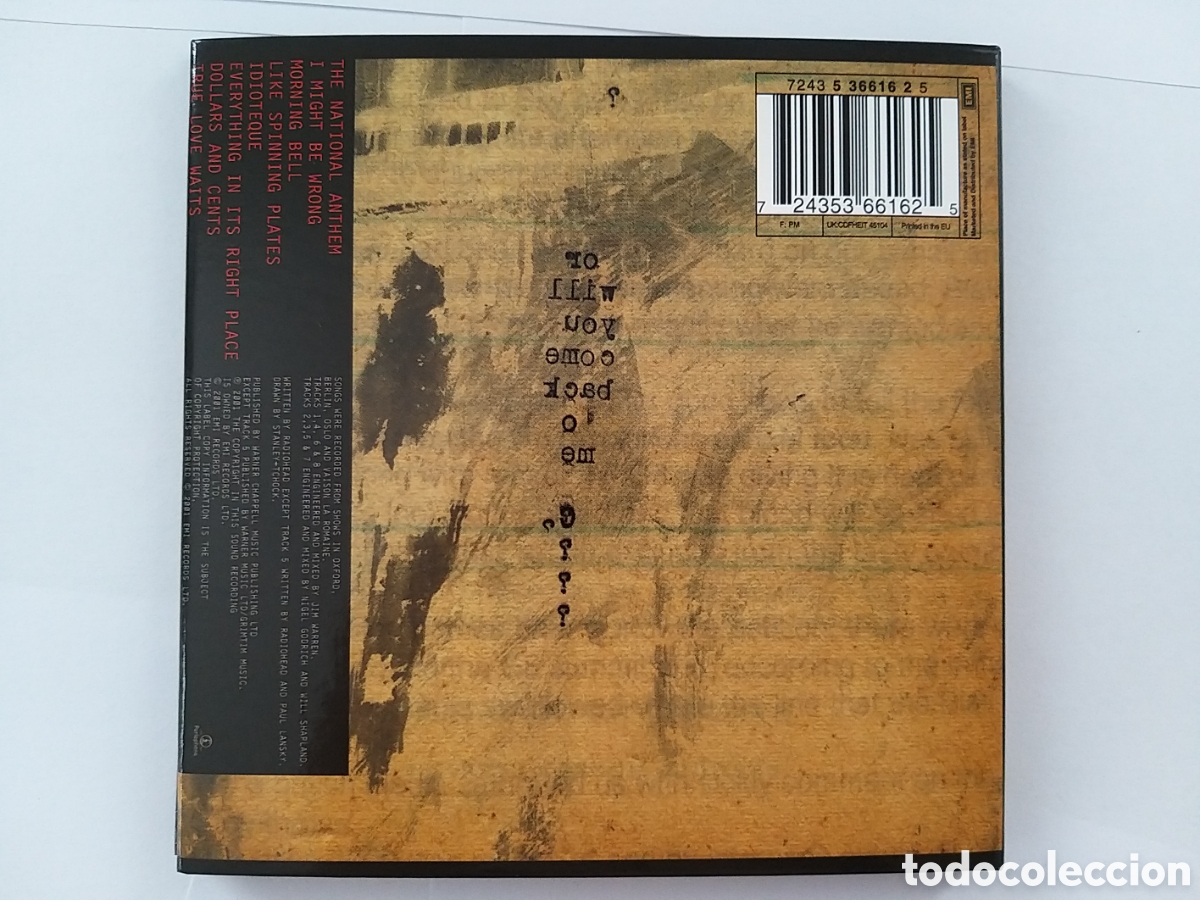 CDs de m&uacute;sica: RADIOHEAD - I MIGHT BE WRONG - LIMITED EDITION CD - Foto 2