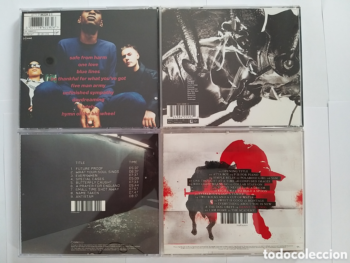 CDs de m&uacute;sica: MASSIVE ATTACK LOTE 4 CDS - Foto 2