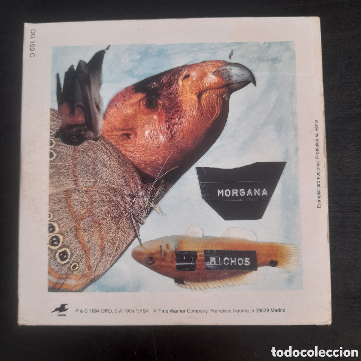 CDs de m&uacute;sica: Morgana &ndash; Bichos. CD, Single, Promo 1994 - Foto 2