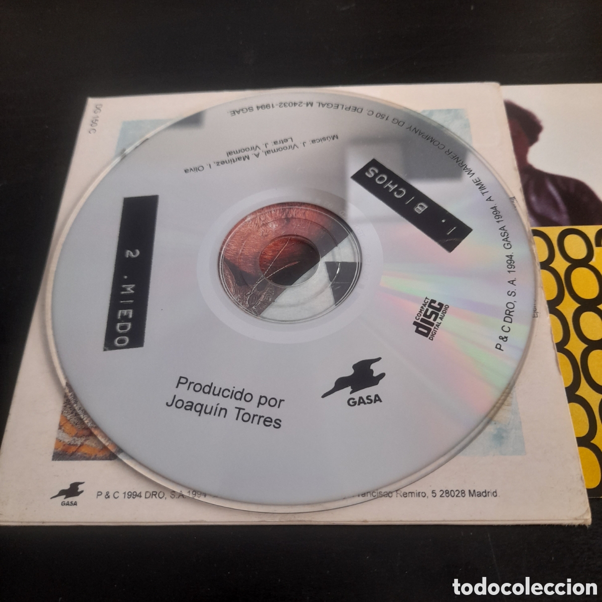 CDs de m&uacute;sica: Morgana &ndash; Bichos. CD, Single, Promo 1994 - Foto 3