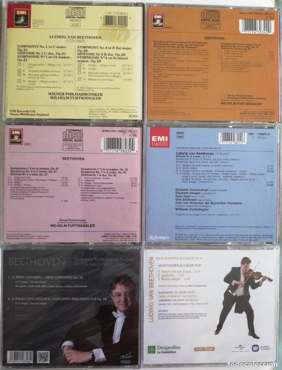 CDs de m&uacute;sica: LOTE DE 11 CDS DE BEETHOVEN - Foto 7