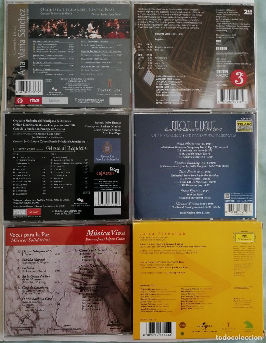CDs de m&uacute;sica: LOTE DE 9 CDS DE JES&Uacute;S L&Oacute;PEZ COBOS - Foto 2