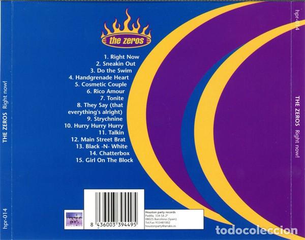 CDs de m&uacute;sica: The Zeros &lrm;&ndash; Right Now! - CD - Foto 2