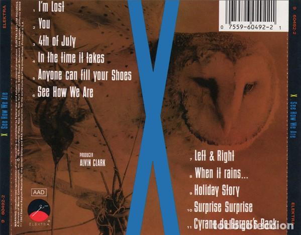 CDs de m&uacute;sica: X &lrm;&ndash; See How We Are - CD - Foto 2
