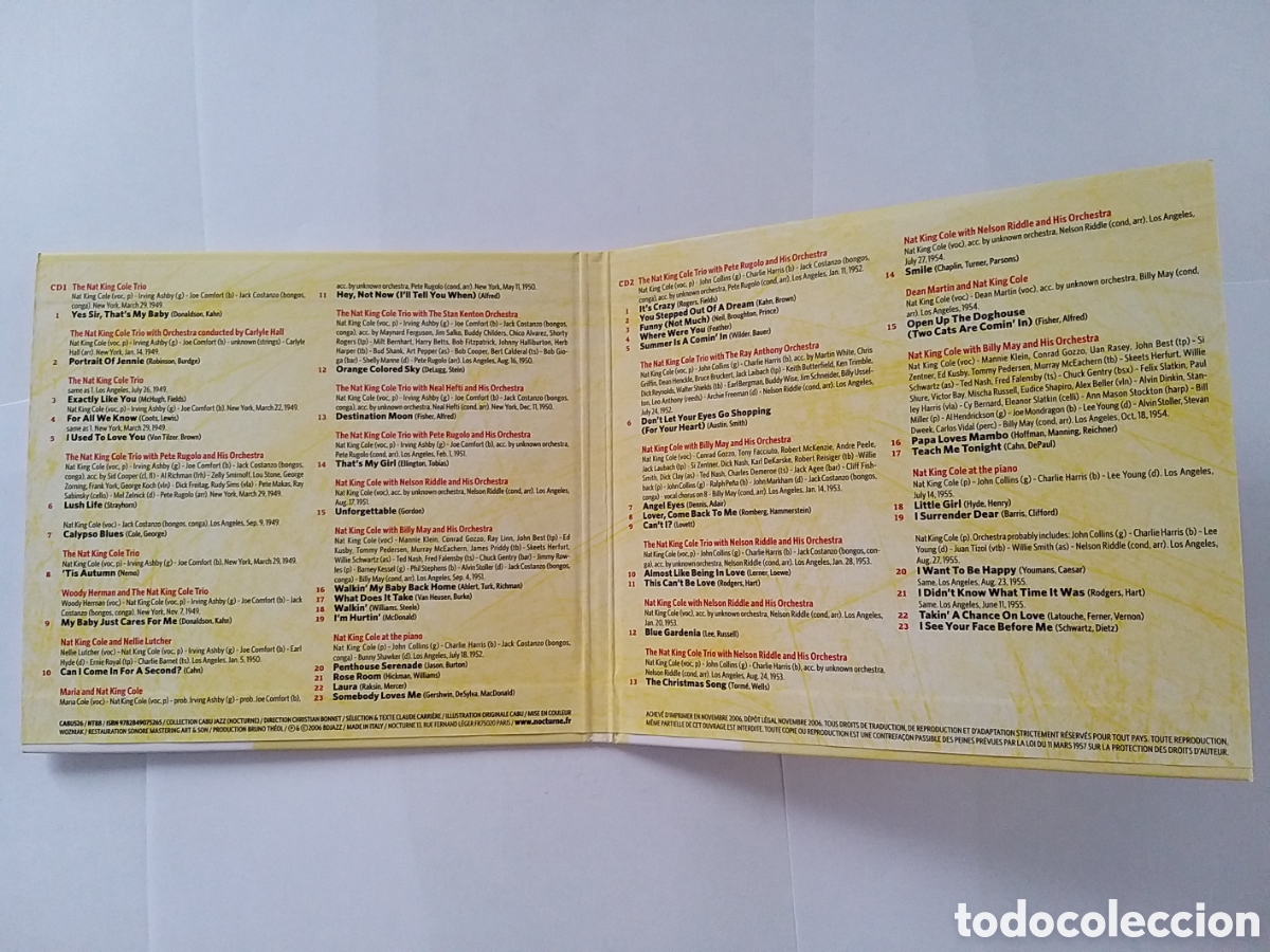 CDs de m&uacute;sica: NAT KING COLE - AN ANTHOLOGY - 2 CD SET - Foto 4