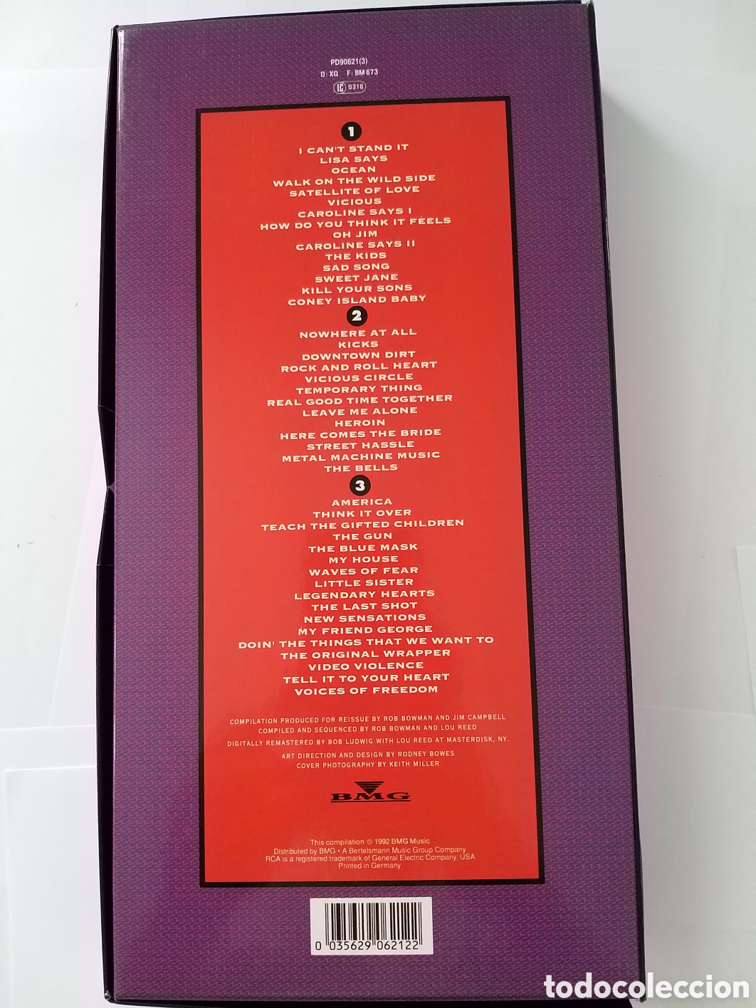 CDs de m&uacute;sica: LOU REED - THE ANTHOLOGY - BETWEEN THOUGHT AND EXPRESSION - 3 CD BOX SET - Foto 3